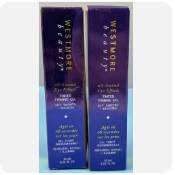 2 - Westmore Beauty 60 Sec Eye Effects Tinted MED Firming Gel 10ml/.33oz SEALED - Picture 2 of 6